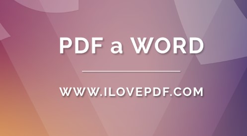Convertir pdf a word