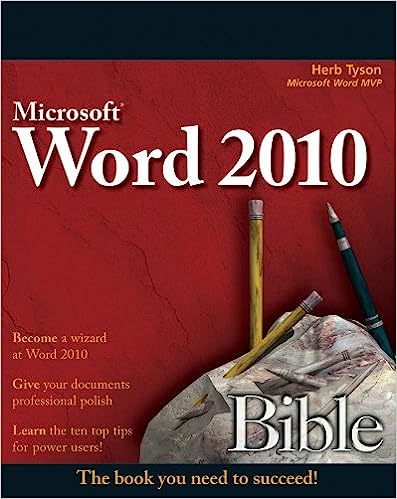 Word 2010 Bible